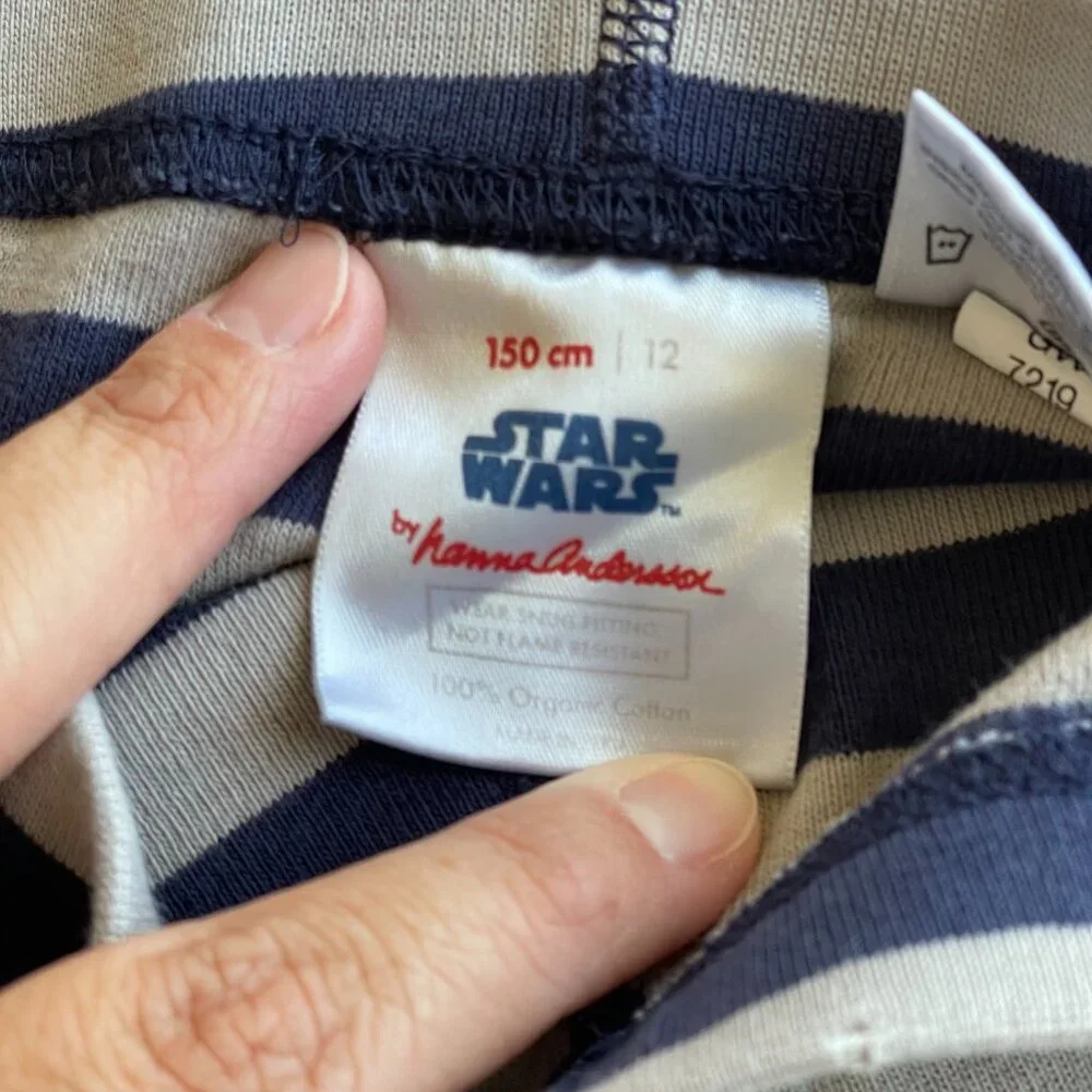 Hanna Andersson Disney Star Wars BB8 Organic Cotton PJs Pajamas Set‎ - Sz 12
